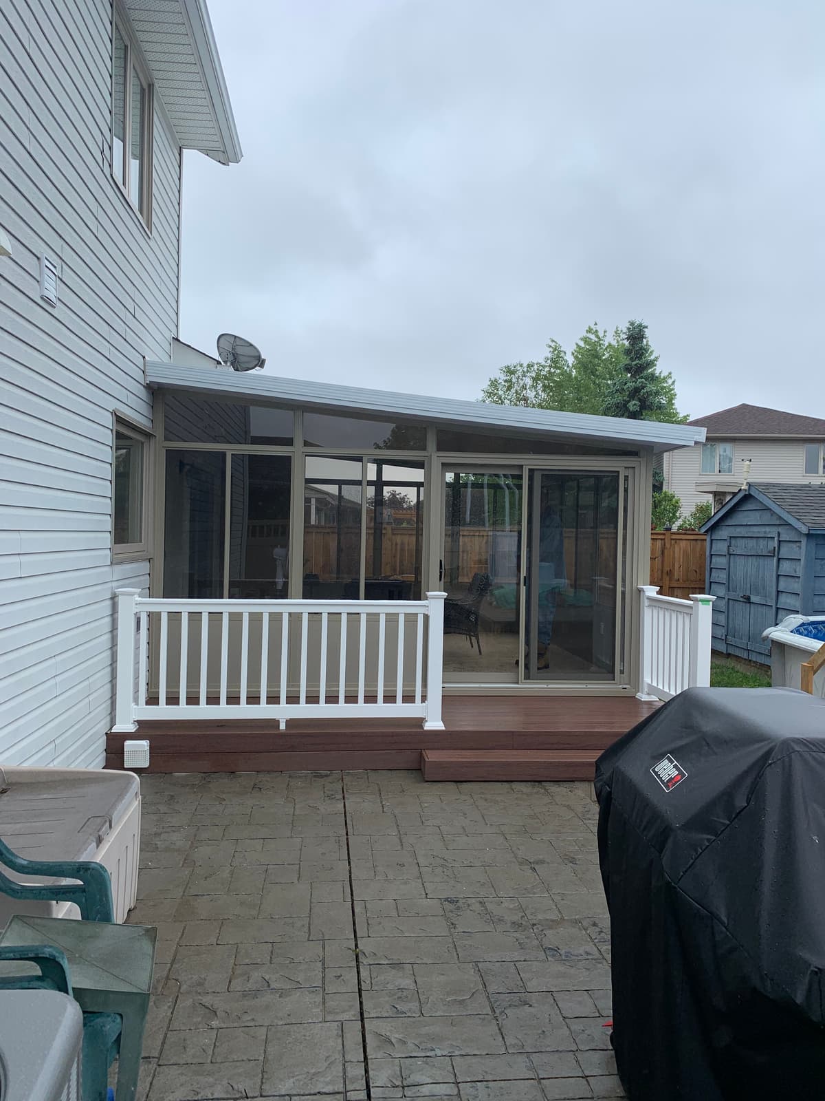 Luxury 3 season sunroom enclosure with natural light and views Lambton County