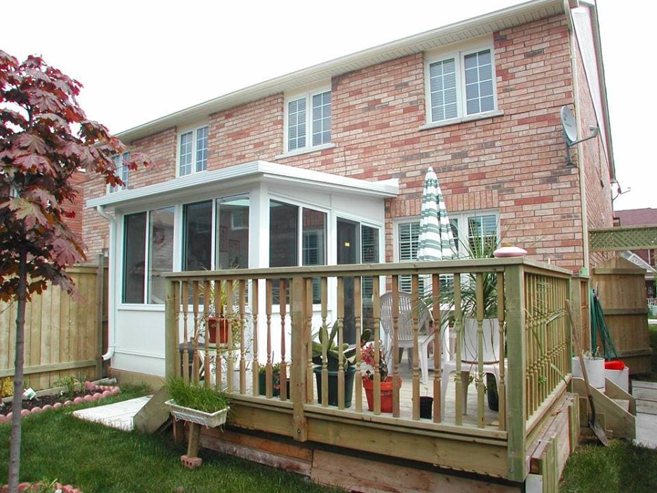 Cozy 3 season sunroom interior with fresh air and no bugs Lambton County